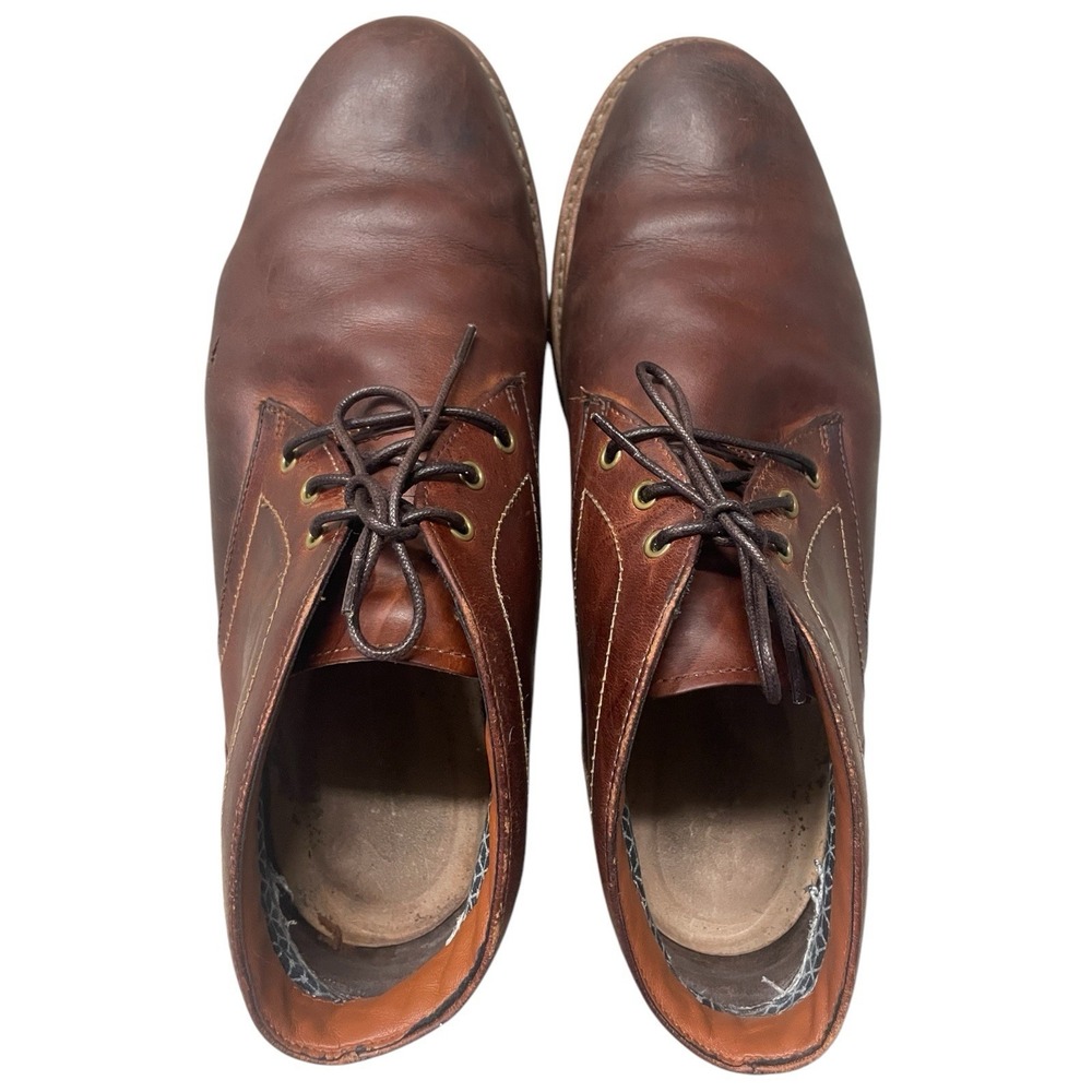 Clarks Leather Boots Men's Brown Lace Up - Size 11 - Picture 4 of 7
